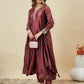 Scalloped Vine Anarkali Set