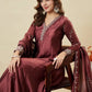 Scalloped Vine Anarkali Set