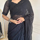 Scarlet Grace Embellished Saree for Festive and Party Wear