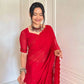Scarlet Grace Embellished Saree for Festive and Party Wear