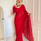 Scarlet Grace Embellished Saree for Festive and Party Wear