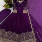 Scarlet Sequin Embroidered Anarkali Set