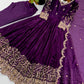 Scarlet Sequin Embroidered Anarkali Set