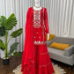 Scarlet Sequin Sharara Set