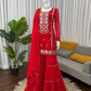 Scarlet Sequin Sharara Set