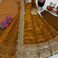 Sequin Booti Ready To Wear Silk Anarkali Gown Set