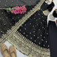 Sequin Booti Ready To Wear Silk Anarkali Gown Set