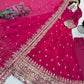 Sequin Booti Ready To Wear Silk Anarkali Gown Set