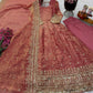 Sequin Booti Ready To Wear Silk Anarkali Gown Set