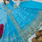 Sequin Booti Ready To Wear Silk Anarkali Gown Set