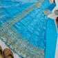 Sequin Booti Ready To Wear Silk Anarkali Gown Set