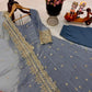Sequin Booti Ready To Wear Silk Anarkali Gown Set