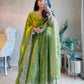 Sequin Booti Ready To Wear Silk Anarkali Gown Set
