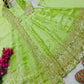 Sequin Booti Ready To Wear Silk Anarkali Gown Set