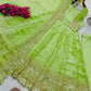 Sequin Booti Ready To Wear Silk Anarkali Gown Set