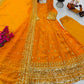 Sequin Booti Ready To Wear Silk Anarkali Gown Set