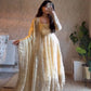 Sequin Booti Ready To Wear Silk Anarkali Gown Set