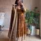 Sequin Booti Ready To Wear Silk Anarkali Gown Set