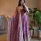 Sequin Booti Ready To Wear Silk Anarkali Gown Set