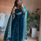 Sequin Booti Ready To Wear Silk Anarkali Gown Set
