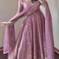 Sequin Booti Ready To Wear Silk Anarkali Gown Set