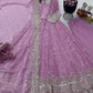 Sequin Booti Ready To Wear Silk Anarkali Gown Set