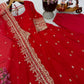 Sequin Booti Ready To Wear Silk Anarkali Gown Set
