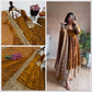 Sequin Booti Ready To Wear Silk Anarkali Gown Set