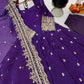 Sequin Booti Ready To Wear Silk Anarkali Gown Set
