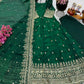 Sequin Booti Ready To Wear Silk Anarkali Gown Set