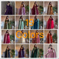 Sequin Booti Ready To Wear Silk Anarkali Gown Set