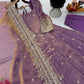Sequin Booti Ready To Wear Silk Anarkali Gown Set