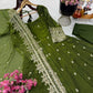 Sequin Booti Ready To Wear Silk Anarkali Gown Set