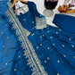 Sequin Booti Ready To Wear Silk Anarkali Gown Set