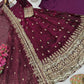 Sequin Booti Ready To Wear Silk Anarkali Gown Set
