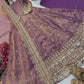 Sequin Booti Ready To Wear Silk Anarkali Gown Set