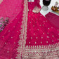 Sequin Booti Ready To Wear Silk Anarkali Gown Set