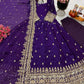 Sequin Booti Ready To Wear Silk Anarkali Gown Set