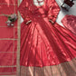 Sequin Border Designer Flared Anarkali Suit in silk fabric