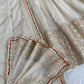 Sequin Border Designer Flared Anarkali Suit in silk fabric