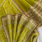 Sequin Border Designer Flared Anarkali Suit in silk fabric