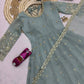 Sequin Crinkle Silk Anarkali