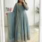 Sequin Crinkle Silk Anarkali