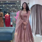 Sequin Crinkle Silk Anarkali