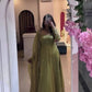 Sequin Crinkle Silk Anarkali