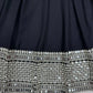 Sequin Embroidered Georgette Lehenga Choli Set with Dupatta