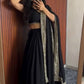 Sequin Embroidered Georgette Lehenga Choli Set with Dupatta