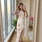 Sequin Embroidered Palazzo Suit Set