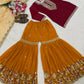 Sequin Embroidered Sharara Set