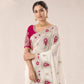 Sequin Paisley Georgette Saree